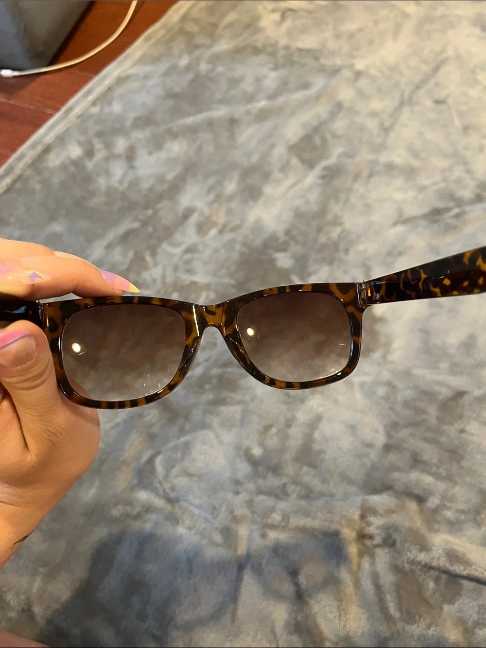 Tortoiseshell Women's Sunglasses - Brown Lenses